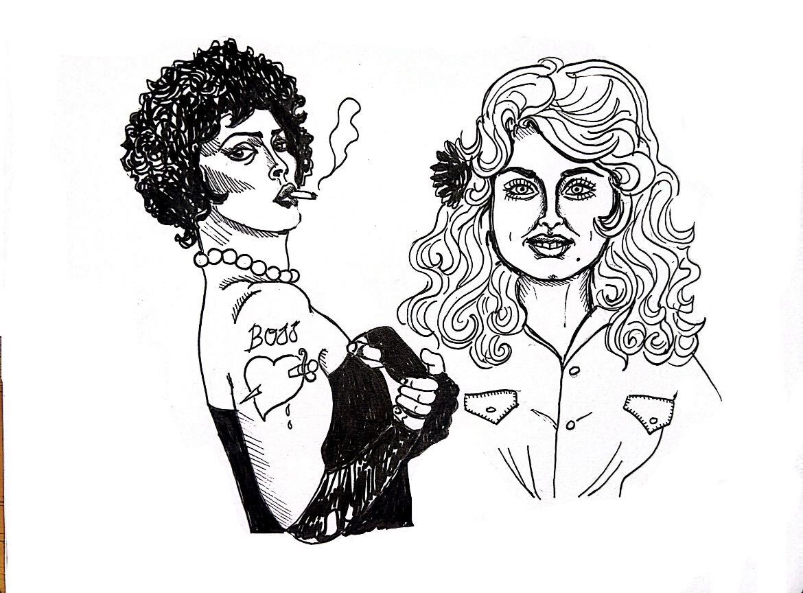 The Freedom to Be: The Enduring Legacies of Tim Curry and Dolly Parton Within the Queer Community